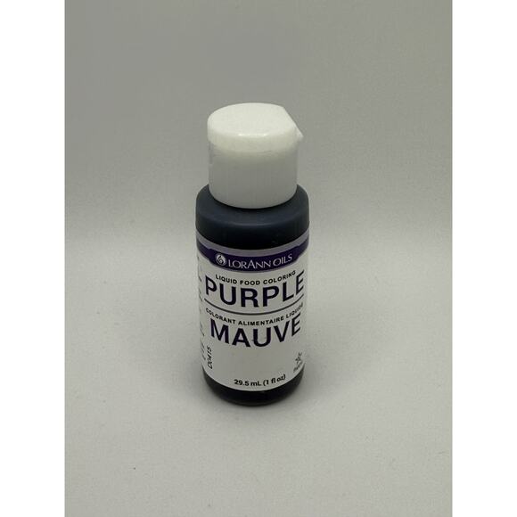 Cake Cookie Candy Baking Lorann Oils Vibrant Liquid Food Grade Color Purple 1 oz - Picture 2 of 5